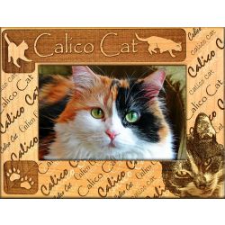 Calico Cat Picture Frame