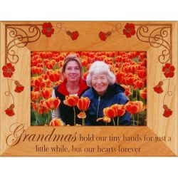 Grandma's hold our hands..